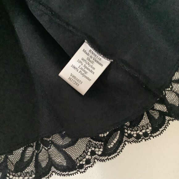 Vintage Y2K 2000s Witchy Whimsigoth Dark Feminine Fairy Romantic Lace Tank L - Picture 5 of 8